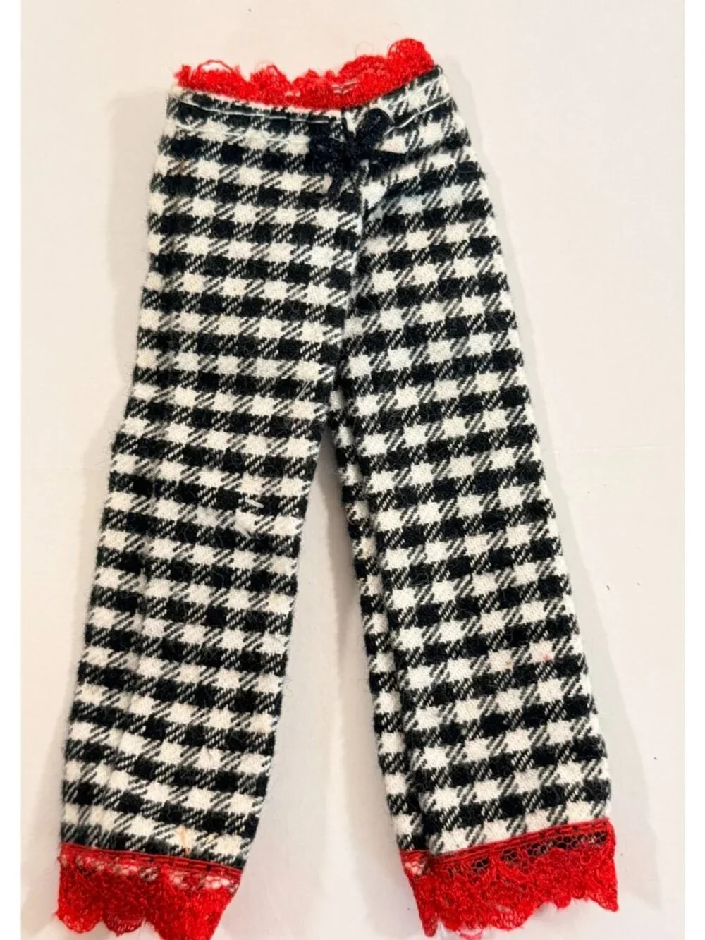Bratz Campfire Phoebe Black White Check Pajama Pants Slacks